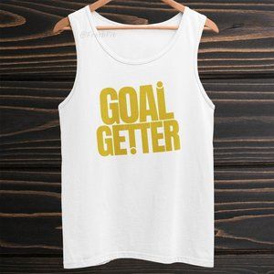 🆕Goal Getter White Tank Top